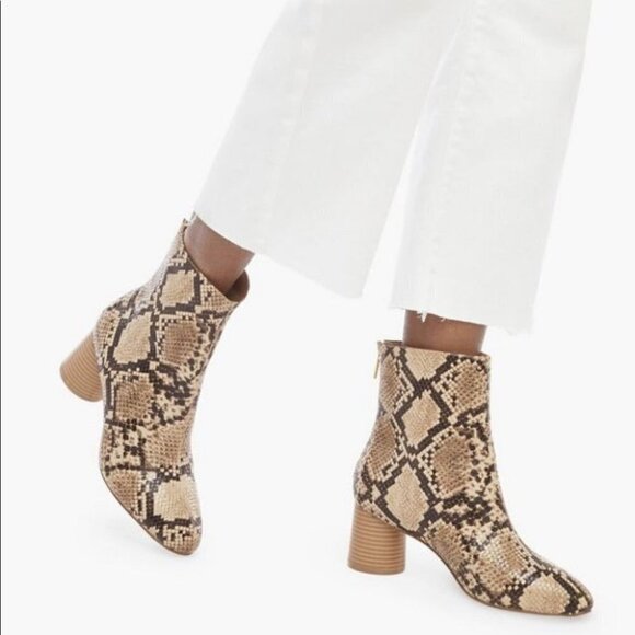 Justfab McKayla Cylinder Heeled Booties - Picture 1 of 8